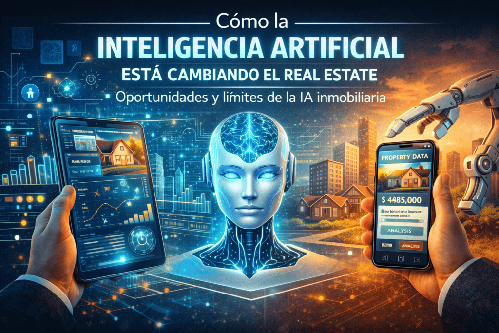 Cómo la inteligencia artificial está cambiando el real estate: oportunidades y límites de la IA inmobiliaria