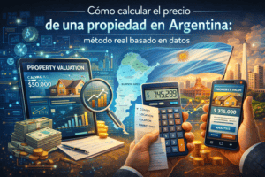 Cómo calcular el precio de una propiedad en Argentina: método real basado en datos