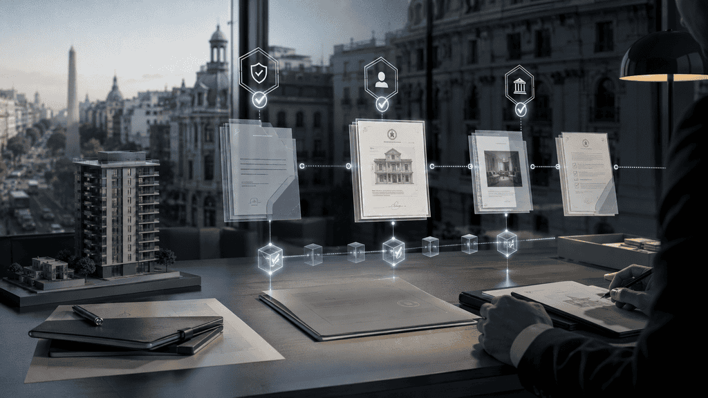 La trazabilidad sirve si cada hito tiene responsables, contexto y evidencia verificable Registro de hitos y documentación para trazabilidad inmobiliaria con blockchain